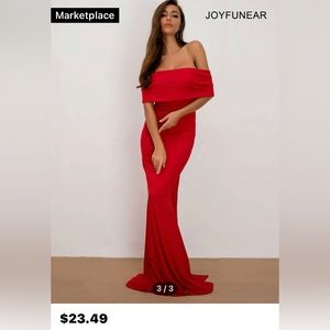 Red size large formal dress